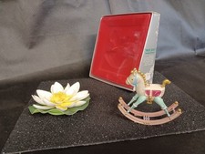 Enesco Weihnachts Deko Figur "Schaukelpferd"