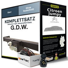 Anhängerkupplung starr für CITROEN Jumpy +E-Satz NEU PKW