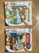 2 Tip Toi Bücher, Rätsel, Aufgaben, Wissen, „Piraten“, „Erste Zahlen“ , Sound