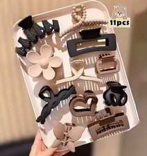 11tlg. Haarklammer Große