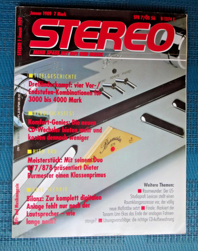 Stereo adcom gfp - stereo, 1/89,adcom