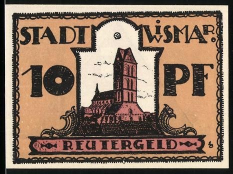 Notgeld wismar 1921 - notgeld, 1921,
