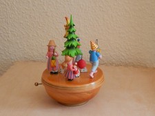 Steinbach Spieldose Spieluhr Laternenkinder, Reuge Swiss Werk  Guter Mond