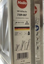 Hailo 7209-007 - S80 ProfiStep duo, Alu-Teleskopleiter, 2 x 9 Sprossen