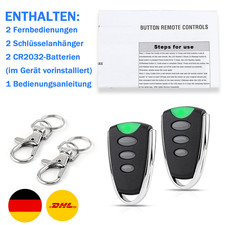 2 Stück Für Chamberlain MotorLift 500/700/1000 LiftMaster Garagentor Handsender