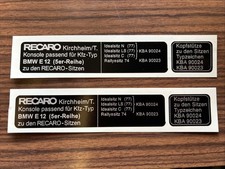 RECARO BMW E12 528i 530i SPORT