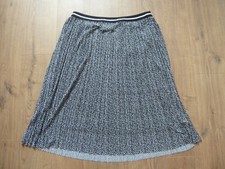 Plisseerock Faltenrock Rock von Kenny S. Gr. XL schwarz beige weiß neu