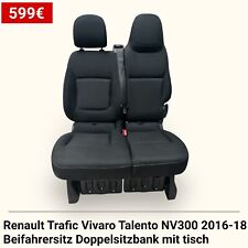 Trafic Vivaro Talento NV300 2016-18 Beifahrersitzbank Sitzbank Doppelbank Sitz