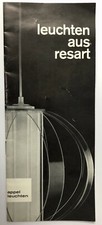 Leuchten aus Resart - Katalog Faltblatt Prospekt Lampen APPEL Nürnberg 50er 60er