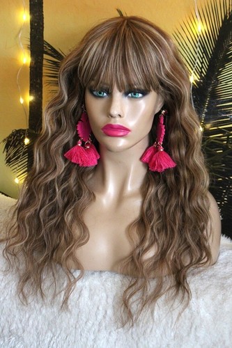 Lace front wig perücke lang - front,