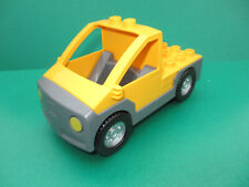 Lego Duplo Auto orange grau Fahrzeug Wagen Werkstatt Pickup 47438 (060224Q)