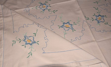 Antike alte tischdecke mit - alte,