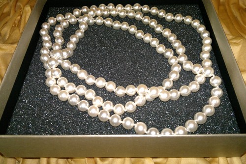 Perlenkette kette collier - perlenkette,