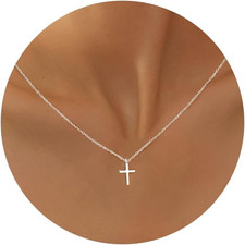 Kreuz kette damen gold - kreuz,