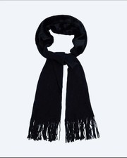 Schal schwarz 180 x 15,5 cm