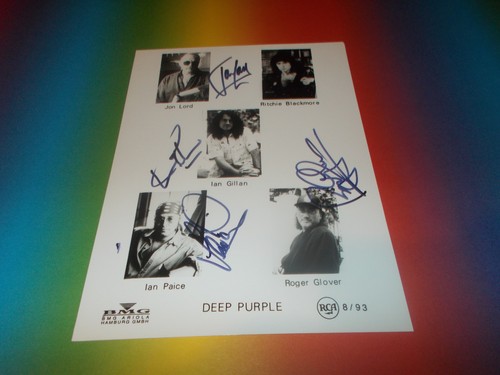 Deep purple jon lord - jon, signed