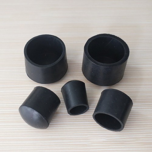 Gummi runde endkappe 4mm - runde, 4mm-76mm