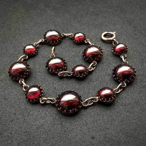 Vintage armband granat - armband,