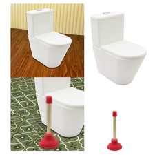 Puppenhaus Miniatur Toilette