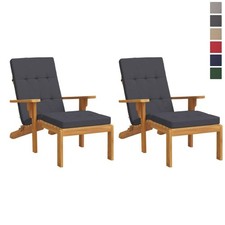 2 Stk.Liegestuhl Auflage