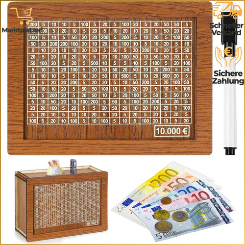 Spardose holz retro - spardose,
