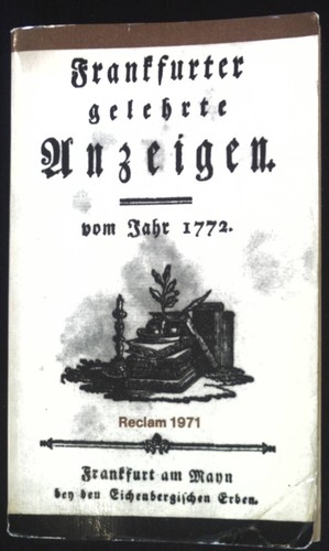 Frankfurter gelehrte anzeigen - frankfurter,