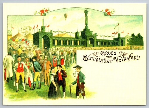 Gruss vom cannstatter - ak,