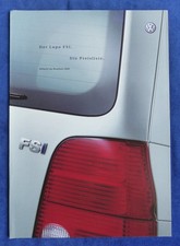 VW Lupo FSI - Preisliste MJ
