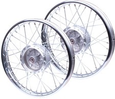 2X Stahlfelge Felge Chrom