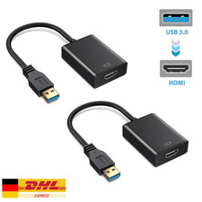 USB 3.0 zu auf HDMI HD 1080P Videokabel Adapter Konverter Für Laptop PC HDTV 2x