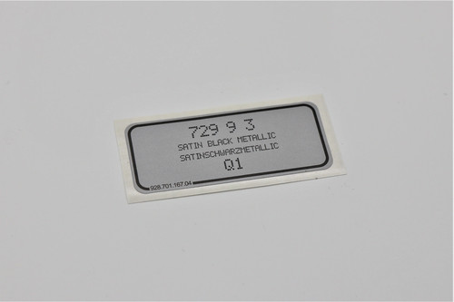 Aufkleber satinschwarzmetallic - aufkleber,