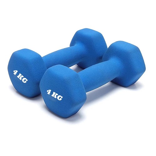 Neopren hanteln set 4kg - neopren, x2