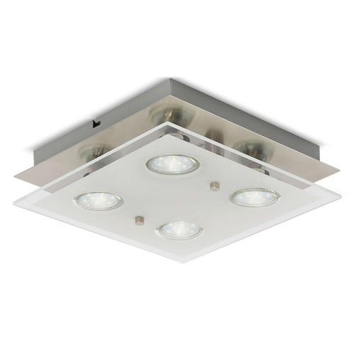 Led deckenleuchte nickel - led,