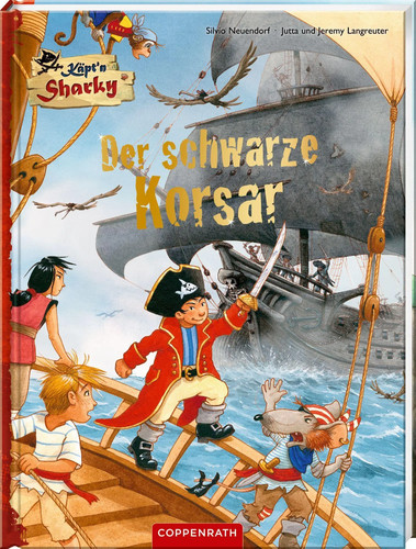 Käpt sharky der - käpt'n, schwarze