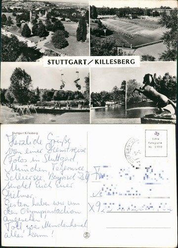Ansichtskarte stuttgart - ansichtskarte,