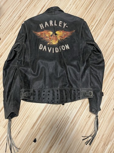 Harley davidson lederjacke - davidson,