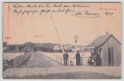 Ansichtskarte sonderburg - ansichtskarte,