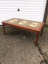 Mobelfabrikken Toften Danish Bird Tiled Teak Couchtisch 60er Mid Century Mcm