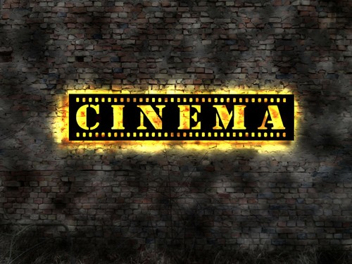 Leuchtreklame kino cinema - leuchtreklame,