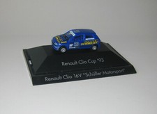 Herpa - Renault Clio Cup ´93 - Schüller Motorsport - mit Vitrine