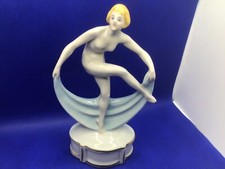 Porzellan Akt Figur Tanzerin
