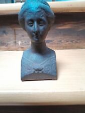 Frauenkopf Artemis ? Göttin ? Metall BÜSTE 14 cm x 8 cm ca. 2 kg