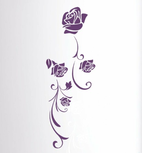 Wantattoo rosen lila - wantattoo,