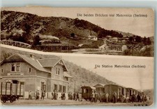 13289670 - Zajecar Metovnica Beide Bruecken Bahnhof Eisenbahn Serbien