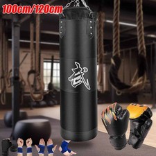 100/120cm Boxsack Set Boxhandschuhen Erwachsene Punching Training Bag Sandsack