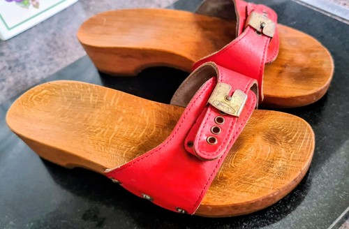 Vintage scholl clogs - vintage, dr