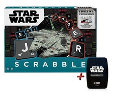 Mattel - Scrabble - Star Wars + Top Trumps Raumschiffe Gesellschaftsspiel Spiele