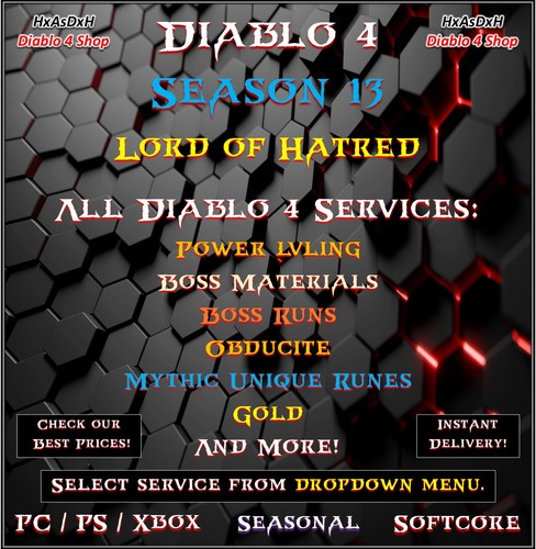 Diablo season 13 all - 4✨season, 13✨all