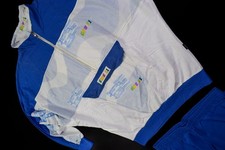 Athlet Trainings Anzug Vintage Track Jump Suit Jogging VTG 80er 90s Party XL NEU