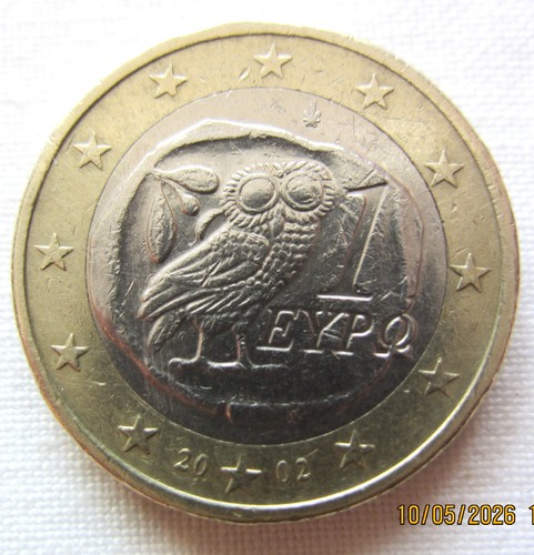 Münze griechenland 1 euro - /,
